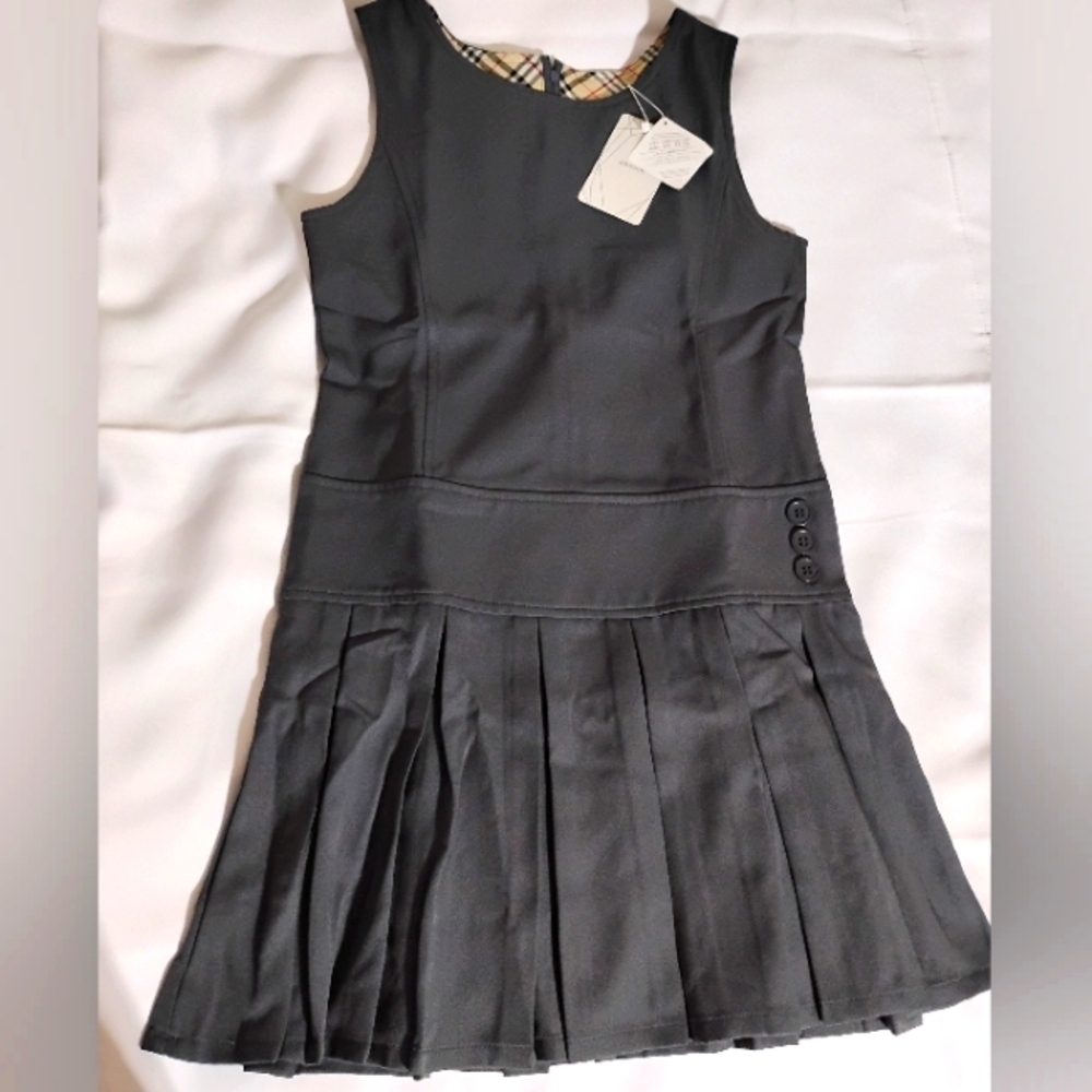 Bienzoe school dress size 10-11 grey A58